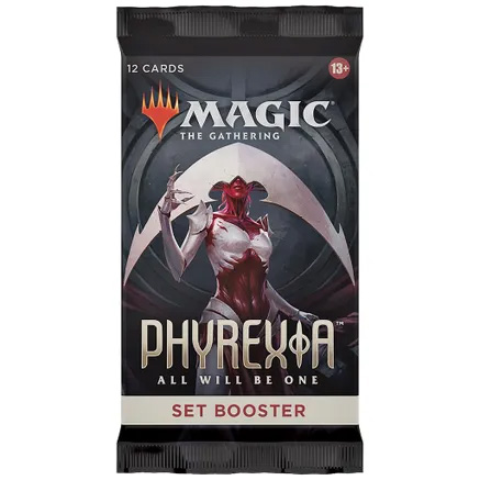 phyrexia all will be one collector booster box contents Phyrexia: Draft and 1 token/ad card or card from The List (a special card from Magics historyfound in 25% of packs). Magic: The Gathering: Phyrexia: All