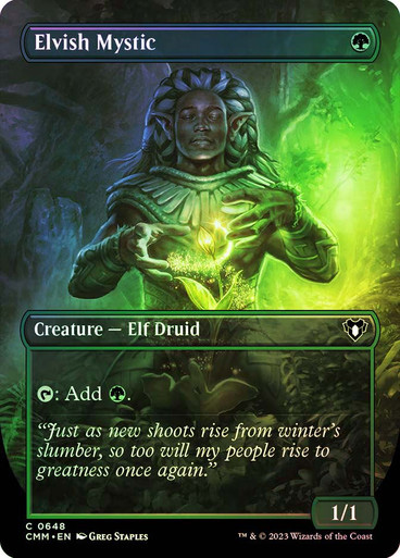 Elvish Mystic (Borderless Foil)