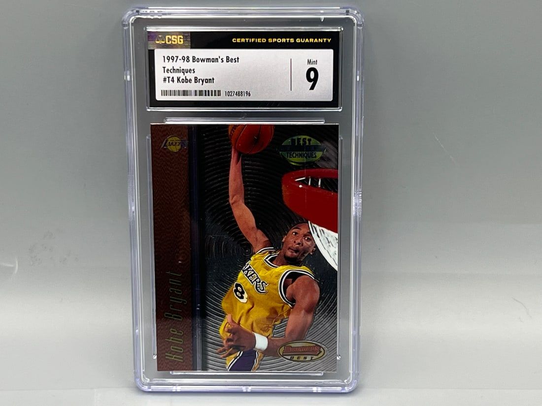 Best Bowman's 1997-98 Kobe Bryant #88 - Techniques Card #T4 com