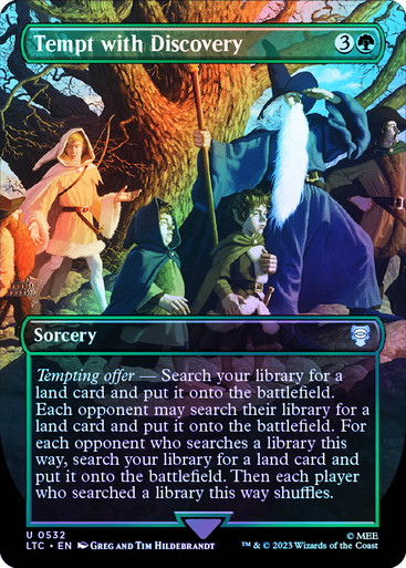 Tempt with Discovery (silver foil) (borderless) Tempt with Discovery (silver foil) (borderless)