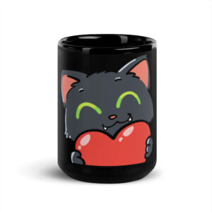 Cfavretto_Jr LunaLove Black Glossy Mug