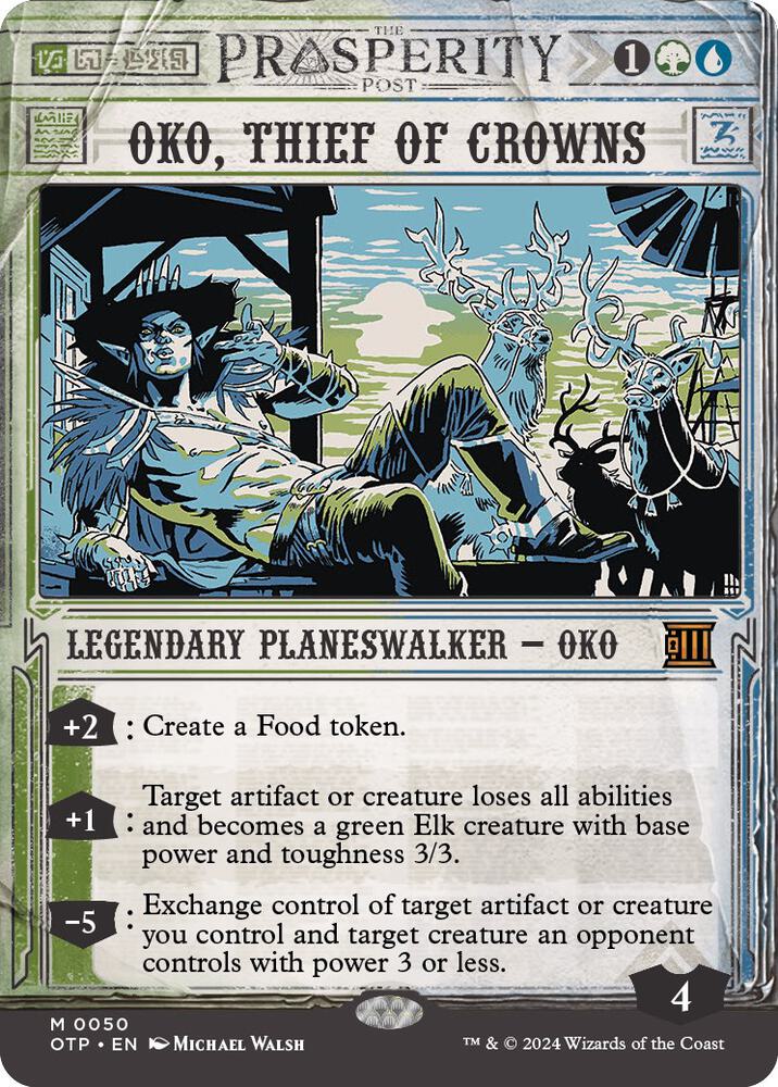 【PSA10】王冠泥棒、オーコ/Oko, Thief of Crowns MTG Oko, Thief of Crowns - Magic Jank