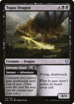 Topaz Dragon // Entropic Cloud <span class="logocolr">(Foil)</span>