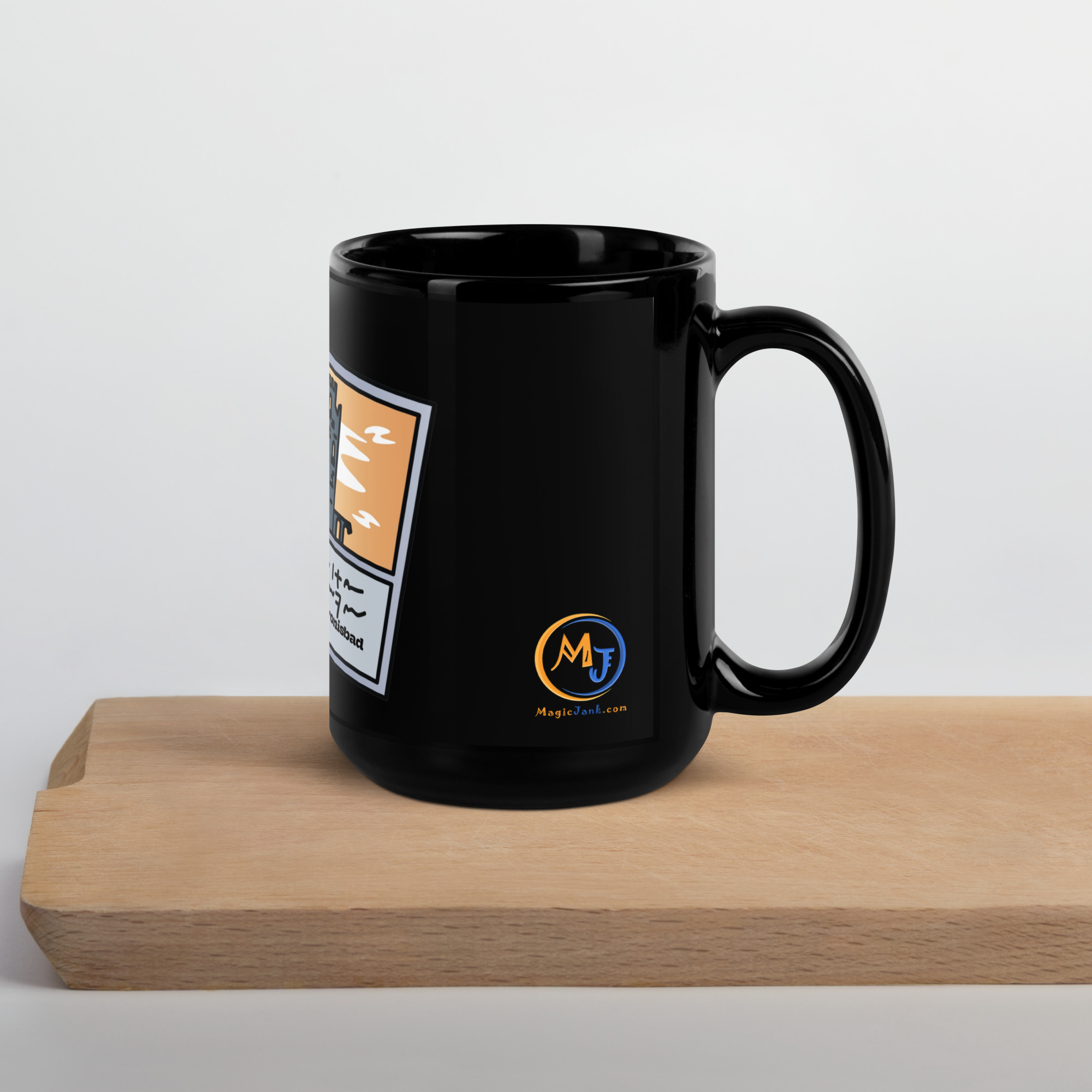 tronisbad Black Glossy Mug - Image 6